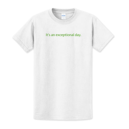Parse.ly - Exceptional Day White T-shirt - US